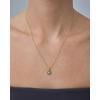 imagePAVOI Adjustable Whimsical Gold Charm Necklace for Women 14K Gold Plated Cute Dainty Pendant Necklaces with Charms Set Hypoallergenic Chain Trendy Cubic Zirconia Heart Religious Sports Pearl PendantYellow Gold