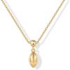 imagePAVOI Adjustable Whimsical Gold Charm Necklace for Women 14K Gold Plated Cute Dainty Pendant Necklaces with Charms Set Hypoallergenic Chain Trendy Cubic Zirconia Heart Religious Sports Pearl PendantYellow Gold