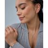 imagePAVOI Adjustable Whimsical Gold Charm Necklace for Women 14K Gold Plated Cute Dainty Pendant Necklaces with Charms Set Hypoallergenic Chain Trendy Cubic Zirconia Heart Religious Sports Pearl PendantWhite Gold