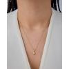 imagePAVOI Adjustable Whimsical Gold Charm Necklace for Women 14K Gold Plated Cute Dainty Pendant Necklaces with Charms Set Hypoallergenic Chain Trendy Cubic Zirconia Heart Religious Sports Pearl PendantYellow Gold