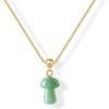 imagePAVOI Adjustable Whimsical Gold Charm Necklace for Women 14K Gold Plated Cute Dainty Pendant Necklaces with Charms Set Hypoallergenic Chain Trendy Cubic Zirconia Heart Religious Sports Pearl PendantYellow Gold