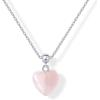 imagePAVOI Adjustable Whimsical Gold Charm Necklace for Women 14K Gold Plated Cute Dainty Pendant Necklaces with Charms Set Hypoallergenic Chain Trendy Cubic Zirconia Heart Religious Sports Pearl PendantWhite Gold