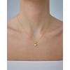 imagePAVOI Adjustable Whimsical Gold Charm Necklace for Women 14K Gold Plated Cute Dainty Pendant Necklaces with Charms Set Hypoallergenic Chain Trendy Cubic Zirconia Heart Religious Sports Pearl PendantYellow Gold