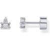 imagePAVOI 14K Gold Plated Sterling Silver Posts Colored Birthstone Flatback Stud Earrings for Women  Gemstone Cubic Zirconia Screwback Earrings  Dainty Helix Cartilage Piercing JewelryApril  Diamond