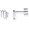 imagePAVOI 14K Gold Plated Sterling Silver Posts Zodiac Sign Flat Back Earring Studs  Birthday Gift for Women  Astrology Earring PairVirgo