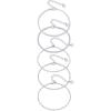 imagePAVOI 18K Gold Plated Chain Bracelet Pack for Women  Jewelry Set of 5 Stackable Bracelets Paperclip Snake Rope Figaro Beaded Chains5Piece Set