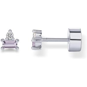 imagePAVOI 14K Gold Plated Sterling Silver Posts Colored Birthstone Flatback Stud Earrings for Women  Gemstone Cubic Zirconia Screwback Earrings  Dainty Helix Cartilage Piercing JewelryJune  Alexandrite