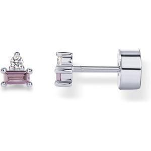 imagePAVOI 14K Gold Plated Sterling Silver Posts Colored Birthstone Flatback Stud Earrings for Women  Gemstone Cubic Zirconia Screwback Earrings  Dainty Helix Cartilage Piercing JewelryFebruary  Amethyst