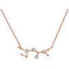 imagePAVOI 14K Gold Plated Astrology Constellation Horoscope Zodiac Necklace 1618quotRose Gold