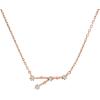 imagePAVOI 14K Gold Plated Astrology Constellation Horoscope Zodiac Necklace 1618quotRose Gold