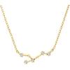 imagePAVOI 14K Gold Plated Astrology Constellation Horoscope Zodiac Necklace 1618quotYellow Gold