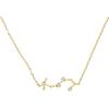 imagePAVOI 14K Gold Plated Astrology Constellation Horoscope Zodiac Necklace 1618quotYellow Gold