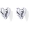 imagePAVOI 14K Gold Plated Bold Chunky Dupe Heart Hoop Earrings for Women  Gold Earring PairBroken Heart