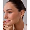 imagePAVOI 14K Gold Plated Sentimental Dangle Flat Back Earrings for Women  Helix and Cartilage Pearl Cluster Triangle Lotus Pear Marquise Cubic Zirconia Screw Back Earring PairMarquise
