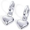 imagePAVOI 14K Gold Plated Sterling Silver Posts Charm Huggie Earrings for Women  Lightweight Love Heart Moon Flower Star Drop Dangle Huggie Charm EarringWhite Gold
