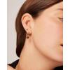 imagePAVOI 14K Gold Plated Sterling Silver Posts Charm Huggie Earrings for Women  Lightweight Love Heart Moon Flower Star Drop Dangle Huggie Charm EarringWhite Gold