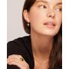 imagePAVOI 14K Gold Plated Sterling Silver Posts Charm Huggie Earrings for Women  Lightweight Love Heart Moon Flower Star Drop Dangle Huggie Charm EarringYellow Gold