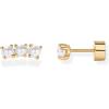 imagePAVOI 14K Gold Plated Sterling Silver Posts Mini Stud Flat Back Earrings for Women  Helix Cartilage Piercing Jewelry  Dainty Pearl Star Cluster Cubic Zirconia Lotus Climber Screw BacksPearl Cluster