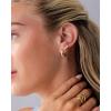 imagePAVOI 14K Gold Plated Sterling Silver Posts Mini Stud Flat Back Earrings for Women  Helix Cartilage Piercing Jewelry  Dainty Pearl Star Cluster Cubic Zirconia Lotus Climber Screw BacksPearl Cluster