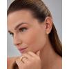 imagePAVOI 14K Gold Plated Sterling Silver Posts Small Huggie Hoop Earrings for Women  Trendy Celestial North Star Butterfly Heart Hoop Earrings  Cubic Zirconia Cute Gold Motif JewelryNorth Star