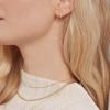 imagePAVOI 14K Gold Plated Sterling Silver Posts Station Linear Dangle Earrings for Women  Simulated Diamond Chain Drop EarringsYellow Gold