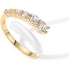 Yellow Gold - White Enamel