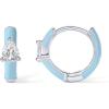 White Gold - Blue Enamel