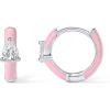 White Gold - Pink Enamel