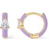 Yellow Gold - Purple Enamel