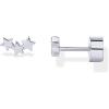 imagePAVOI 14K Gold Plated Sterling Silver Posts Mini Stud Flat Back Earrings for Women  Helix Cartilage Piercing Jewelry  Dainty Pearl Star Cluster Cubic Zirconia Lotus Climber Screw BacksStar Cluster