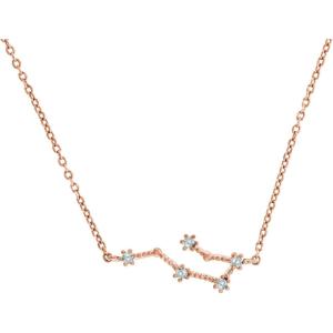 imagePAVOI 14K Gold Plated Astrology Constellation Horoscope Zodiac Necklace 1618quotRose Gold