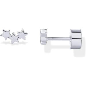 imagePAVOI 14K Gold Plated Sterling Silver Posts Mini Stud Flat Back Earrings for Women  Helix Cartilage Piercing Jewelry  Dainty Pearl Star Cluster Cubic Zirconia Lotus Climber Screw BacksStar Cluster