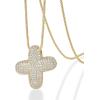 imagePAVOI 14K Gold Plated Cubic Zirconia Bubble Letter Initial Necklaces for Women  Gold Balloon Necklace Letter  Chunky Pendant NecklacesX
