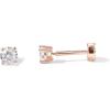 imagePAVOI 14K Gold Plated Solid 925 Sterling Silver Post Cubic Zirconia Stud Flat Back Earrings for Women  Cartilage Earring  Helix Piercing Jewelry  Small Stud Earrings for WomenRose Gold
