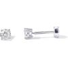 imagePAVOI 14K Gold Plated Solid 925 Sterling Silver Post Cubic Zirconia Stud Flat Back Earrings for Women  Cartilage Earring  Helix Piercing Jewelry  Small Stud Earrings for WomenWhite Gold