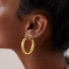 imagePAVOI 14K Gold Plated Solid 925 Sterling Silver Post Flat Back Stud Earrings for Women  Cartilage Helix Piercing  Cubic Zirconia EarringsRose Gold