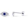 imagePAVOI 14K Gold Plated Solid 925 Sterling Silver Post Flat Back Stud Earrings for Women  Cartilage Helix Piercing  Cubic Zirconia EarringsWhite Gold