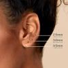 imagePAVOI 14K Gold Plated Solid 925 Sterling Silver Posts Dainty Ball Stud Flatback Earrings for Women  Cartilage Helix Piercing Jewelry  Small Screwbacks Stud Earrings for WomenRose Gold