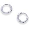 imagePAVOI 14K Gold Plated Sterling Silver Posts Cubic Zirconia Mini Huggie Earrings for Women  Tiny Cartilage Helix Huggie Hoop EarringsPlain