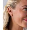 imagePAVOI 14K Gold Plated Sterling Silver Posts Dainty Mini MultiShape Flat Back Stud Earring Pack for Women  Helix Cartilage Piercing Jewelry3Pair Set