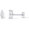 imagePAVOI 14K Gold Plated Sterling Silver Posts Dainty Mini MultiShape Flat Back Stud Earring Pack for Women  Helix Cartilage Piercing JewelryMarquise