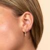 imagePAVOI 14K Gold Plated Sterling Silver Posts Dainty Mini MultiShape Flat Back Stud Earring Pack for Women  Helix Cartilage Piercing JewelryPearl