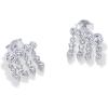 imagePAVOI 14K Gold Plated Sterling Silver Posts Drop Dangle Cubic Zirconia Stud Earrings for Women  Gold Statement Gradient Crawler Studs EarringCascade