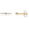 imagePAVOI 14K Gold Plated Sterling Silver Posts Drop Dangle Cubic Zirconia Stud Earrings for Women  Gold Statement Gradient Crawler Studs EarringMini Climber