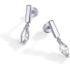 imagePAVOI 14K Gold Plated Sterling Silver Posts Mini Bar Drop Dangle Flatback Earrings for Women  Dainty Helix Cartilage Piercing Jewelry  Baguette Bezel Marquise Pearl Cubic Zirconia Screwback Stud EarringsMarquise