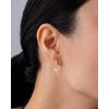 imagePAVOI 14K Gold Plated Sterling Silver Posts Mini Bar Drop Dangle Flatback Earrings for Women  Dainty Helix Cartilage Piercing Jewelry  Baguette Bezel Marquise Pearl Cubic Zirconia Screwback Stud EarringsPearl