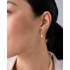 imagePAVOI 14K Gold Plated Sterling Silver Posts Mini Bar Drop Dangle Flatback Earrings for Women  Dainty Helix Cartilage Piercing Jewelry  Baguette Bezel Marquise Pearl Cubic Zirconia Screwback Stud EarringsMarquise