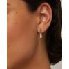 imagePAVOI 14K Gold Plated Sterling Silver Posts Mini Bar Drop Dangle Flatback Earrings for Women  Dainty Helix Cartilage Piercing Jewelry  Baguette Bezel Marquise Pearl Cubic Zirconia Screwback Stud EarringsBaguette