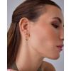 imagePAVOI 14K Gold Plated Titanium Clicker Hoop Earrings for Women Men  Hinged Huggie Earring  Cartilage Helix Nose Ring Tragus Rook Septum Piercing Jewelry 161820 GaugesYellow Gold