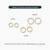 imagePAVOI 14K Gold Plated Titanium Clicker Hoop Earrings for Women Men  Hinged Huggie Earring  Cartilage Helix Nose Ring Tragus Rook Septum Piercing Jewelry 161820 GaugesYellow Gold